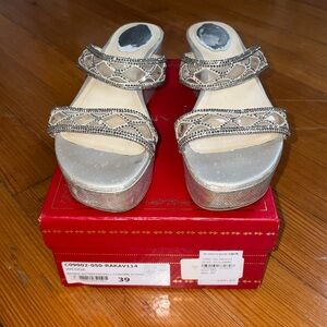 Rene Caovilla crystal sandal